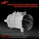 A-Premium A/C Compressor with Clutch Compatible with Chrysler Sebring 2.7L 3.5L 2007-2008, Dodge Avenger 2.7L 3.5L 2008