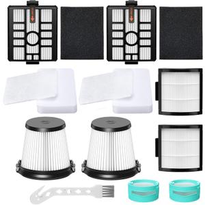 Vacuum Filters for Shark IW3511, IW3120, Filter Replacement for Shark Detect Clean and Detect Pro Series Vacuums IW3111, IW3615,W1111, Vacuum Replacement Accessories 11pcs