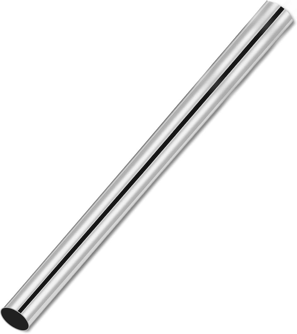 3.5 Inch Stainless Steel Exhaust Pipe 40 Inch Long, 3.5" OD x 40" Length T304 Straight Exhaust Tubing DIY Extension Pipe, Automotive Universal Fit, 1 Pack