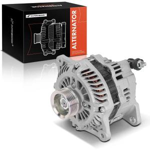 A-Premium Alternator Compatible with Subaru Forester 2011-2013, Impreza 2011-2014, WRX 2013-2014, WRX STI 2013-2020, 2.5L, 12V 110A 5-Groove Pulley Clockwise, Replace# 23700AA680, 23700AA681
