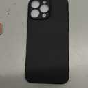 Casechics Compatible with iPhone Case,Luxury Matte Hard PC Slim Fit Ultra Thin Lightweight Camera Lens Protection Soft Shockproof Cover Phone Case (Black,iPhone 16 Pro Max)