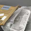 Stainless Steel Litter Box - XL Extra Large Cat Litter Box with Lid, Enclosed Metal Litter Pan with High Sided Enclosure & Scoop, Anti Leakage, Easy to Clean, Odor Control (White)