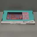 HUO JI Wireless Keyboard Multi-Device, Bluetooth and 2.4G Dual Mode for iPad, Switch to 3 Devices for Cellphone, Tablet, PC, Smart TV, iOS Android Windows, Black Pink