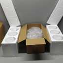 Black Chandelier | 6 Lights Farmhouse Chandeliers for Dining Room Light Fixtures Over Table | Hallway Lighting with Clear Glass Shade for Living Room | Kitchen | Entryway | Bedroom | Bathroom