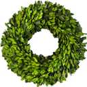 Preserved Boxwood Wreath 12 in by Tradingsmith