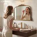 36"X23" Vintage Gold Mirror