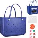 Large EVA Tote, Water Resistant, Sand Resistant Beach Bag for Women