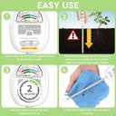 [Upgraded] Soil Moisture Meter, 4-in-1 Soil pH Tester, Moisture/Light/Nutrients/pH Meter for Gardening, Lawn, Farming, Indoor & Outdoor Plants Use, No Batteries Required, Gifts for Plants Lover (White)