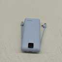 Charmast Portable Charger with Built-in Cables and Wall Plug 20000 mAh