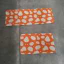 Fall Kitchen Mats Set of 2 17x29 and 17x47 Inch Hello Pumpkin Non-Slip Rugs