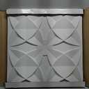 Art3d Decorative Ceiling Tile 2x2 Glue up, Suspended Ceiling Tile Pack of 12pcs White Floral