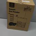 PAPIFEED Automatic Cat Feeder with Camera, Adjustable Angle 2.4G WiFi Pet Feeder 3.5L/15 Cup Timed Dispenser,Timed Feeder for Remote Feeding with Stainless Steel Bowl up to 10 Meals Per Day with APP (Black-Video)