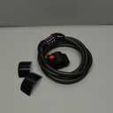 Master Lock Cable Lock, Set Your Own Combination Bike Lock, 6 ft. Long, Black, 8122D