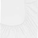 Comfy Basics Prime Deep Pocket Fitted Sheet - Brushed Velvety Microfiber - Breathable, Extra Soft and Comfortable - Winkle, Fade, Stain Resistant (White, Full)