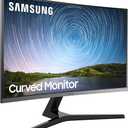 SAMSUNG 27-Inch CR50 Frameless Curved Gaming Monitor (LC27R500FHNXZA) – 60Hz Refresh, Computer Monitor, 1920 x 1080p Resolution, 4ms Response, FreeSync, HDMI,Black