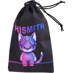 3 x Hismith Adult Toy Storage Bags, Drawstring Storage Bags, Polyester Fabric Pouch Stuff Bags for Travelling, 6 Pieces Gift Bag S Size Set