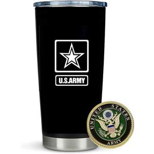 Army Insulated Tumbler - Great Engraved Gifts for Army Heroes!