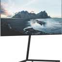 Rolling TV Stand Mount for 40” to 70” TVs up to 88 lbs, Height Adjustable TV Stand Mount Max VESA 600x400, Mobile TV Floor Stand on Wheels, TV Stands for Living Room, Bedroom, Office