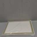 Sustainable Greetings 50 Sheets Gold Foil Award Certificate Paper 8.5 x 11 for Printing - Blank Cardstock for Graduation, Diploma and Achievement (White Awards Certificates)