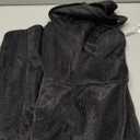 Formal Dress Elegant Evening Long Black Dress for Women Party V Neck High Slit Wedding Guest Dress (Large)