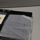 Wireless Keyboard and Mouse Combo, 2.4G Full Size Wave Keys Ergonomic Keyboard with Wrist Rest and 3-Level DPI Adjustable Wireless Ergonomic Mouse for Windows, Mac OS Desktop/Laptop/PC(Black)