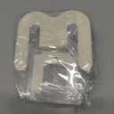 Bathroom Hanging Slipper Organizer, No Drill Space Saver for Closet, Entryway, Dorm (White)