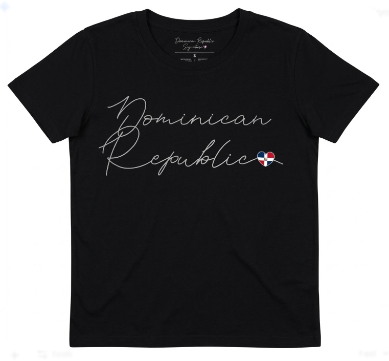Dominican Republic Signature Dominican Republic Flag T-Shirt Size S