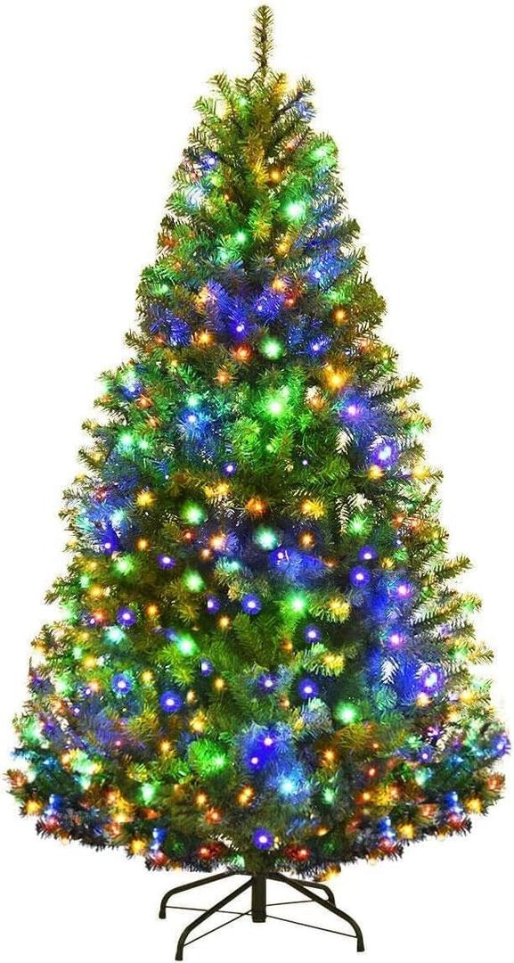 5 ft. Pre-Lit Artificial Christmas Tree with 150 LED Lights