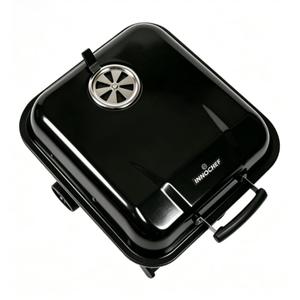 Portable Charcoal Grill, Tabletop BBQ Grill, Foldable Camping Grill, Outdoor Grill for Picnic, Tailgating, Travel, Porcelain-Enamel Grates, Adjustable Air Vent