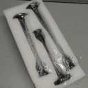 Heavy Duty Cast Iron Black Candlestick Holders Set of 3,Tall Taper Candle Holders,Table Vintage Decor Centerpiece Candle Holders for Fireplace Party Dining Home