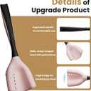 Meat Chopper Spatula Ground Beef Masher- Heat Resistant Hamburger Smasher Tool, Non Stick Ground Chopper Hamburger Grinder, Mix and Chop Potato Masher Kitchen Utensil-Pink (1 Pack-Pink)