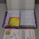 Foil Art Craft Activity for Kids.Foil Foam Stickers Princess Dress-Up Paper Dolls Play Set.2 in 1 Art and Craft for Kids,Creative Travel Toys, Birthday Gifts for Boys & Girls Ages 4 and Up Purple