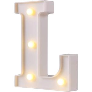 LED Letter Lights Signs, Marquee Letters with Lights Warm White Light Up Letters for Outdoor Club Christmas Valentine Birthday Wall Night Light Decor:L,Y,S,A,M,U,I