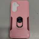 for Samsung Galaxy A26 5G Phone Case [15 FT Military Grade Drop Protection] with 2x Tempered Glass Screen Protector, Heavy-Duty Shockproof Magnetic Kickstand Case for Samsung Galaxy A26 5G (Pink)