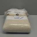 Fiona's magic 65L Extra Large Laundry Hamper Basket, Woven Tall Clothes Hamper for Storage Blanket, Toys and Dirty Cothes in Bedroom and Living Room Organizer, Yellow & White