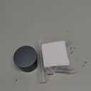 Portable Daily Pill Case, Heavy Duty Aluminum Alloy Round Pill Box, Waterproof Travel Pill Organizer, Pocket Purse Medicine Vitamin Holder EDC Container for Outdoor Camping Working (Large, Gray)