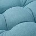 Chair Cushion, Chair Cushions for Dining Chairs, Chair Pads and Mat with Ties for Indoor Kitchen Seat and Desk (Teal, 6 Count - 17 x 16 in)