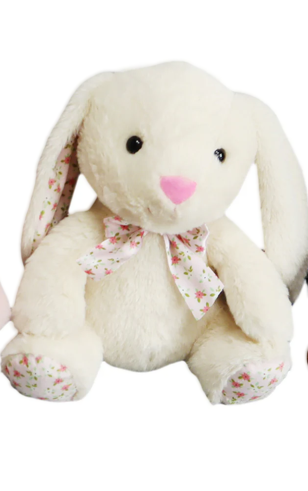 Holiday Home 12" Cream Bunny Plush