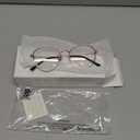 SOJOS Cat Eye Blue Light Blocking Glasses for Woman Hipster Metal Frame Womens Eyeglasses She Young SJ5027 (Rose Gold)