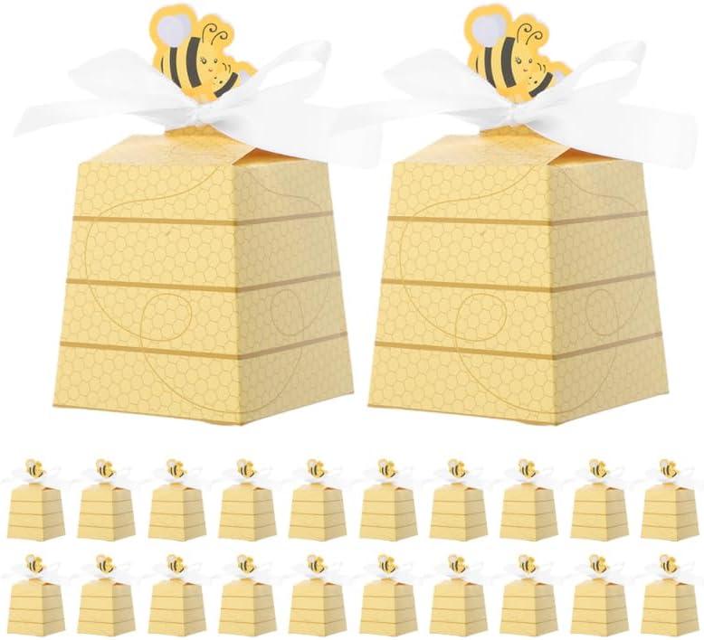 FRCOLOR 30 Pcs Candy Boxes Party Favor Boxes Paper Favor Containers for Wedding Birthday Baby Shower Party 4.33X2.55 Inch