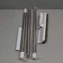 Purexa Floor Scrub Brush with 55" Long Handle, 2-in-1 Floor Brush with Built-in Squeegee, Adjustable Angle Head and Stiff Bristles for Tile, Wood, Concrete & Textured Floor Cleaning