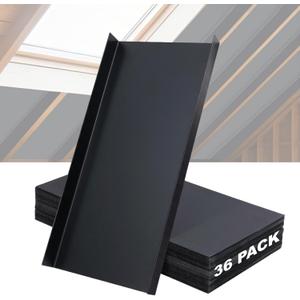 36 Pcs Attic Insulation Baffles for 24" Rafter Bays, 2" Air Channel