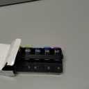 Sliding Lid Pill Organizer 7 Day Weekly Pill Box with 7 Detachable Containers, Leakproof Portable Medicine Case for Vitamins, Fish Oil, Supplements (Black)