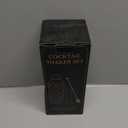 Glass Cocktail Shaker Set with Built-in Strainer  16oz Thickened Pineapple Glass Gold Shaker Set, Gold Jigger & Bar Spoon with Muddler for Home Bar/Trolley Dcor/Margaritas/Martinis