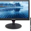 15.6 Inch Small Computer PC Monitor, 1366x768 Video Screen With HDMI VGA BNC Ports, VESA Mounting, NVR/DVR for Home Office, Built-in Speakers