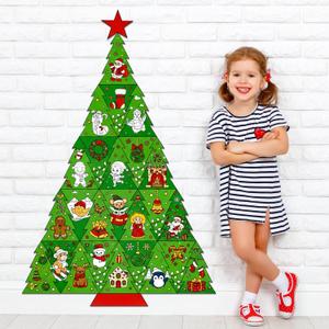 2 x Marspark 27 Pcs Christmas Tree Coloring Posters for Kids DIY Holiday Winter Crafts Color Your Own Scenes Christmas Activity for Kids Home Classroom Party Favor Supplies