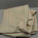 BONZER Wide Waterproof Outdoor Curtains for Patio Heavy Privacy Light Filtering Grommet Outside Curtains for Porch, Pergola, Gazebo, 1 Panel, 110W x 108L inch, Cream