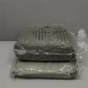 Monbix King Size Comforter Set - 7 Pieces Bed in a Bag King, Olive Green Bedding Sets with Comforter, All Seasons Comforter Bed Set with Sheets, Pillowcases & Shams (King(102"X90"))