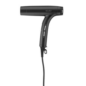 Neuro by Paul Mitchell Dry+ Folding Professional Travel Hair Dryer with Storage Bag, Lightweight + Portable, Black for Domestic Use, Pearlescent White with Auto Dual Voltage for International Travel