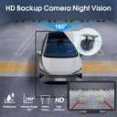 2026 Enhanced Carplay Screen for Car - 7" HD Portable Carplay & Android Auto with Bluetooth, HD Backup Camera, GPS Navigation, Siri, FM Radio, AUX, and Mirror Link Compatible with All Vehicles